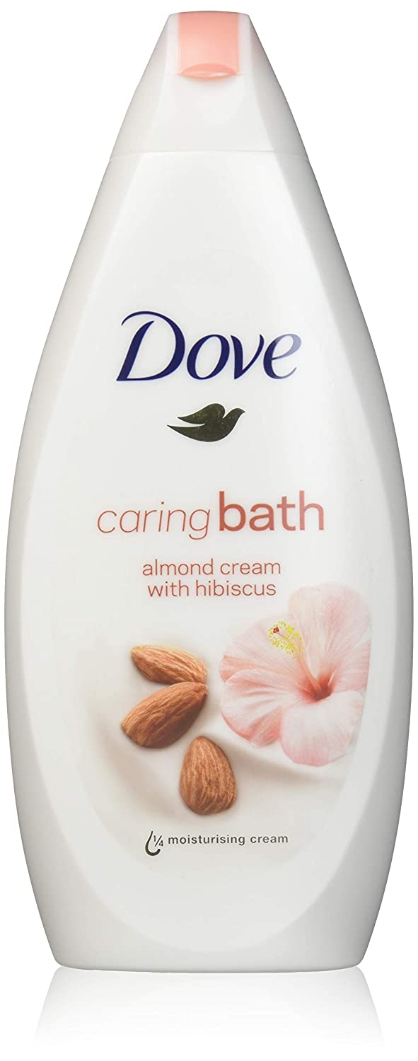 DOVE CARING BATH ALMOND CREAM WITH HIBISCUS