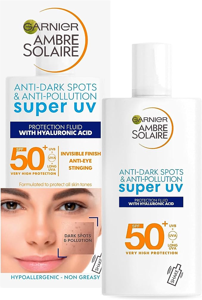 Garnier Ambre Solaire Anti-dark Spots & Anti- Pollution Super Vu Sunscreen