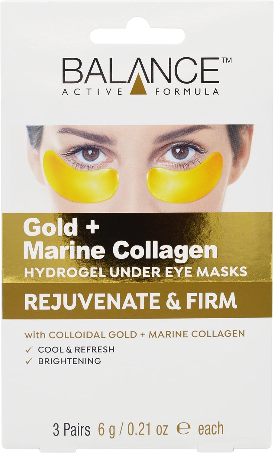 Balance Gold + Marine Collagen Under Eye Masks