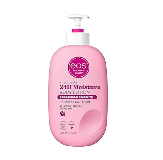 EOS Shea Butter 24H Moisture Pomegranate Raspberry Lotion