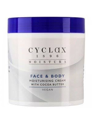 CYCLAX 1896 MOISTURA FACE AND BODY MOISTURISING CREAM WITH COCOA BUTTER