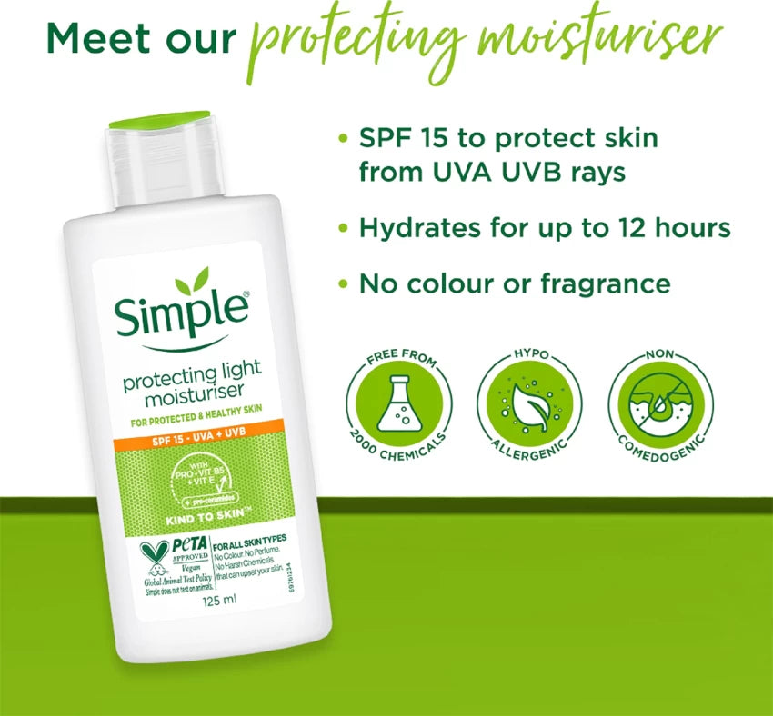 Simple Kind to Skin Protecting Light Moisturiser SPF15