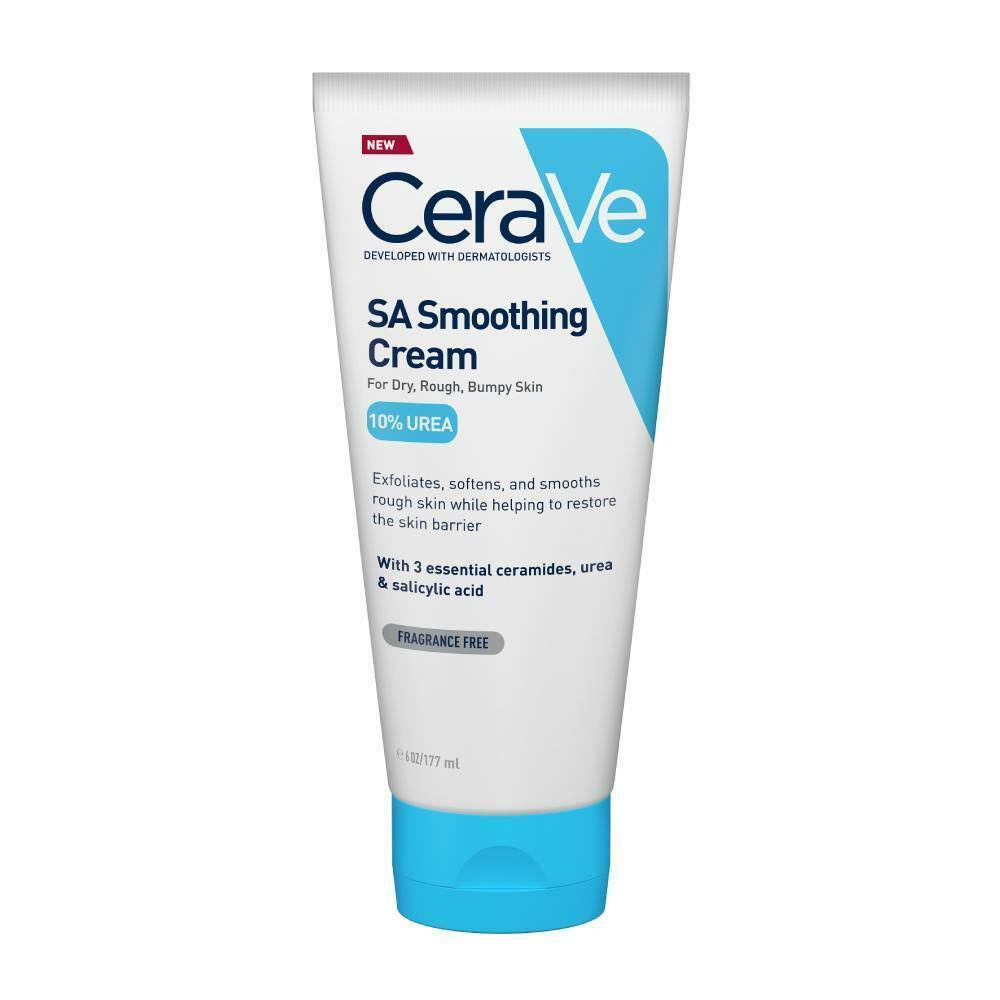 CeraVe SA Smoothing Cream for Rough and Bumpy Skin 177ml with Salicylic Acid and 3 Essential Ceramides