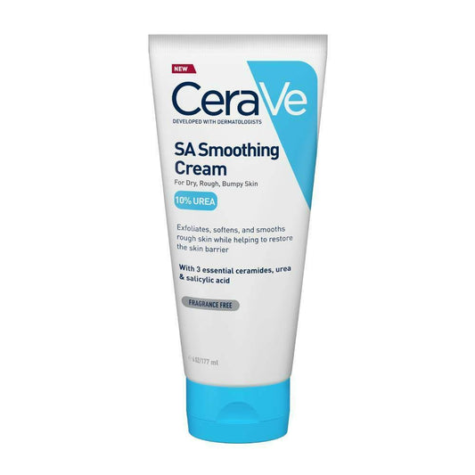 CeraVe SA Smoothing Cream for Rough and Bumpy Skin 177ml with Salicylic Acid and 3 Essential Ceramides