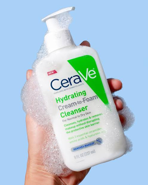 Cerave Hydrating Cream-to-Foam Cleanser 236ml