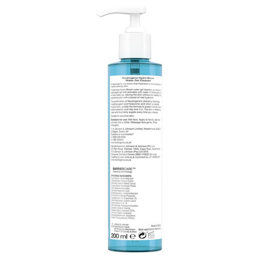 Neutrogena Hydro Boost Water Gel Cleanser for Dry Skin 200ml