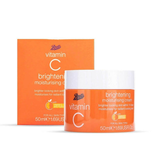 Boots Vitamin C Brightening Moisturising Cream 50ml